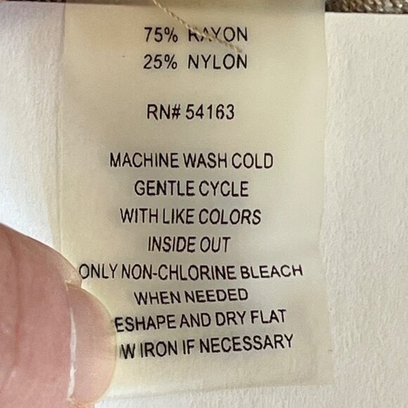 Calvin Klein Womens‎ Tan Long Sleeve Sweater Dress Knee Studded Half-Zip Size XL - Picture 3 of 9